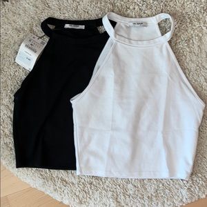 Zara high neck tank tops!!